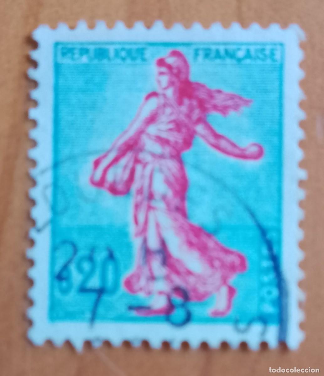 Sellos: FRANCIA - V/F 0,20 - A&Ntilde;O 1960 - LA SEMBRADORA