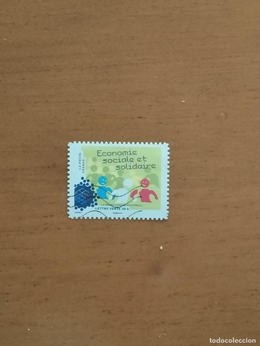 Sellos: 23.04/ Francia. Autoadhesivo. Sello en usado