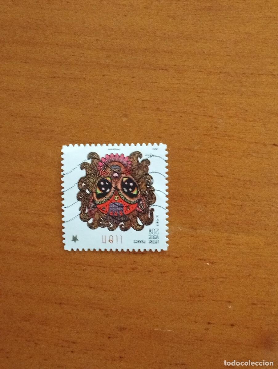 Sellos: 23.04/ Francia. Autoadhesivo. Sello en usado