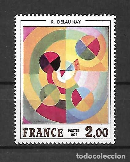Sellos: Delaunay, Robert (1885-1941),pintor CUBISTA , Francia. sello a&ntilde;o 1976