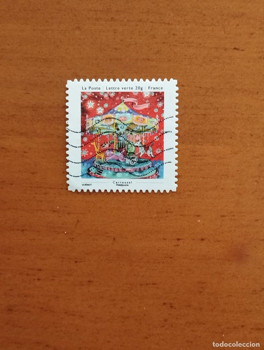 Sellos: 23.04/ Francia. Autoadhesivo. Sello en usado