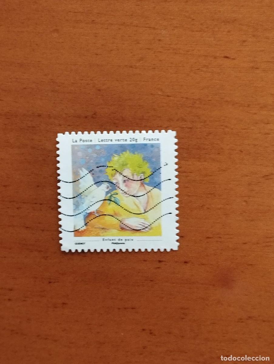 Sellos: 23.04/ Francia. Autoadhesivo. Sello en usado