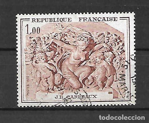 Sellos: ARCO DEL TRIUNFO PARIS , escultura de J.B.Carpeaux. Francia. sello a&ntilde;o 1970