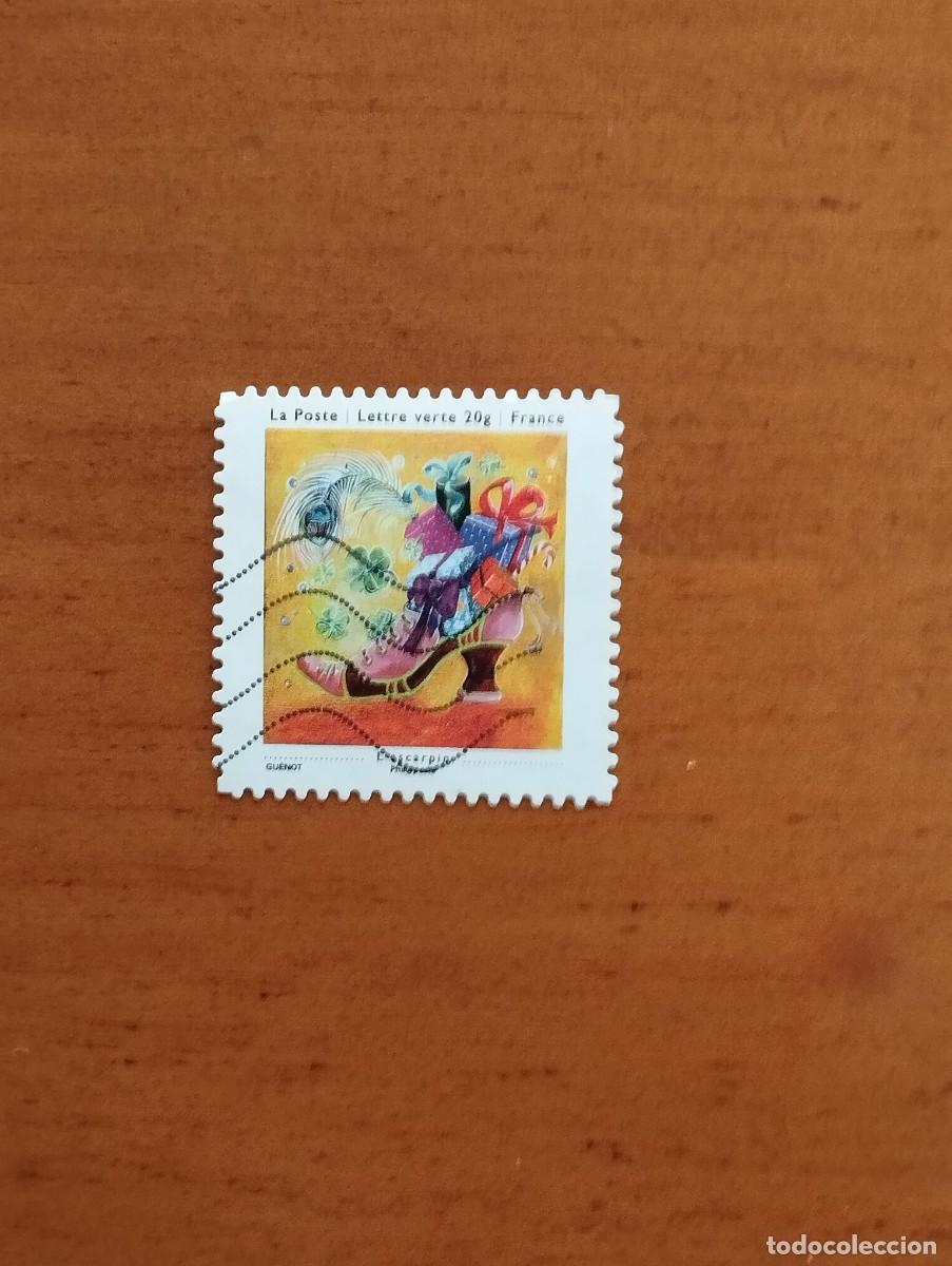 Sellos: 23.04/ Francia. Autoadhesivo. Sello en usado