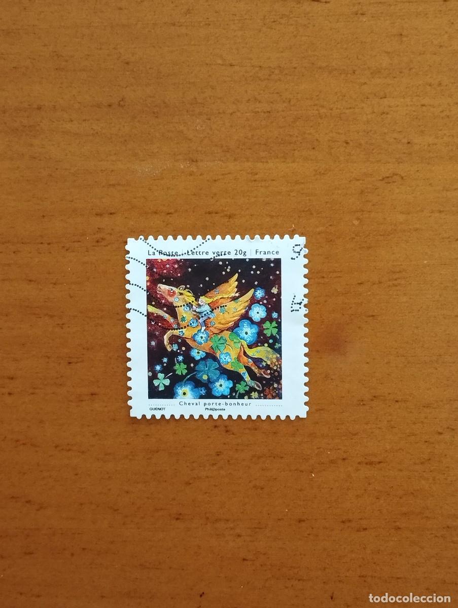 Sellos: 23.04/ Francia. Autoadhesivo. Sello en usado