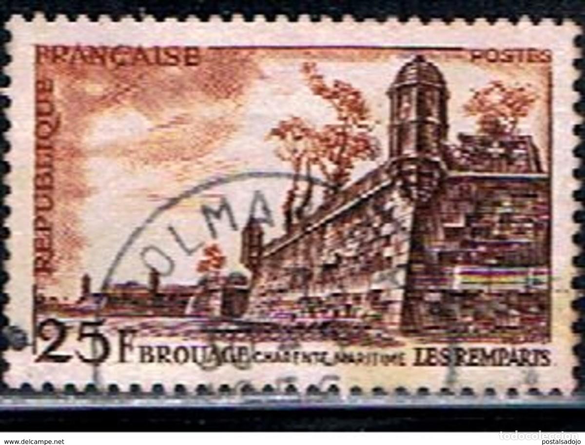Sellos: FRANCIA // YVERT 1042 // 1955 ... USADO