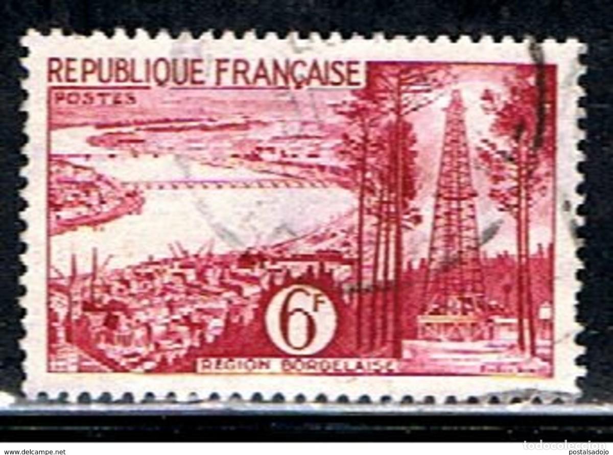 Sellos: FRANCIA // YVERT 1036 // 1955 ... USADO