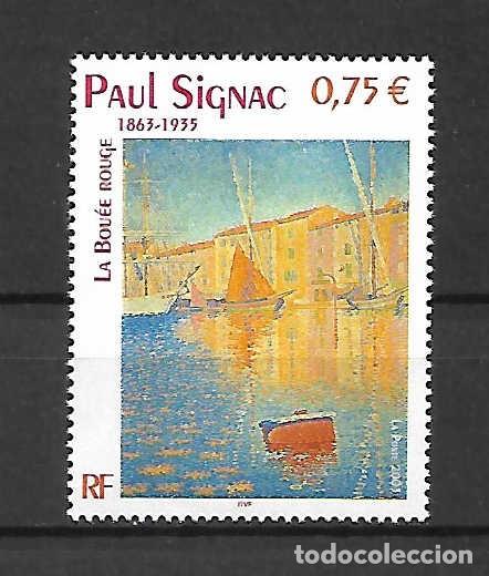 Sellos: PAUL SIGNAC (1863-1935) pintor. Francia. sello del a&ntilde;o 2003 Yvert 3,- &euro;