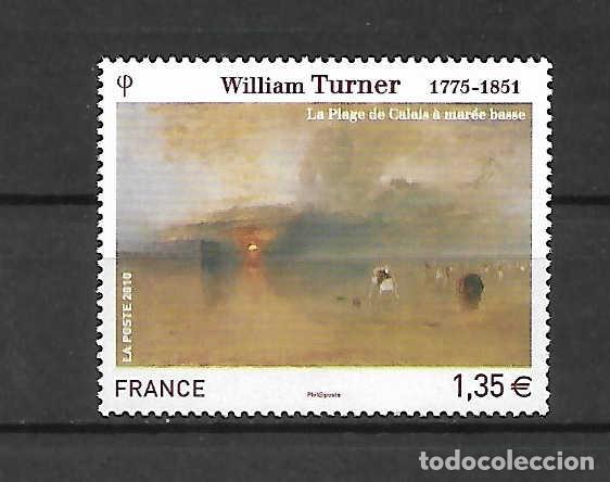 Sellos: WILLIAM TURNER , (1775-1851), pintor ingl&eacute;s. Francia . sello a&ntilde;o 2010 Yvert 4,50 &euro;