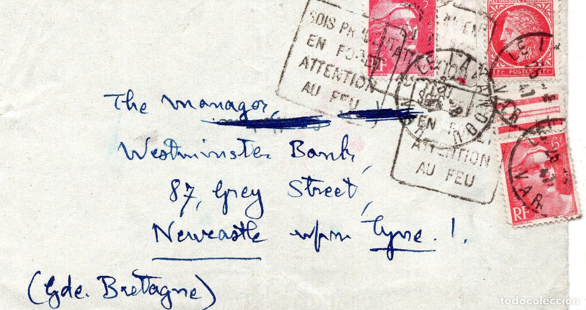 Sellos: FRANCIA 1945 CARTA MICHEL DE 681-694