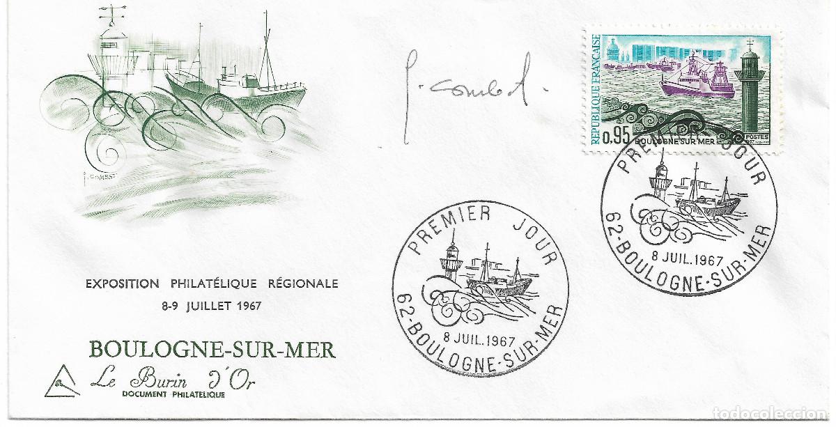 Sellos: FRANCIA 1965 CARTA FDC MICHEL DE 1503