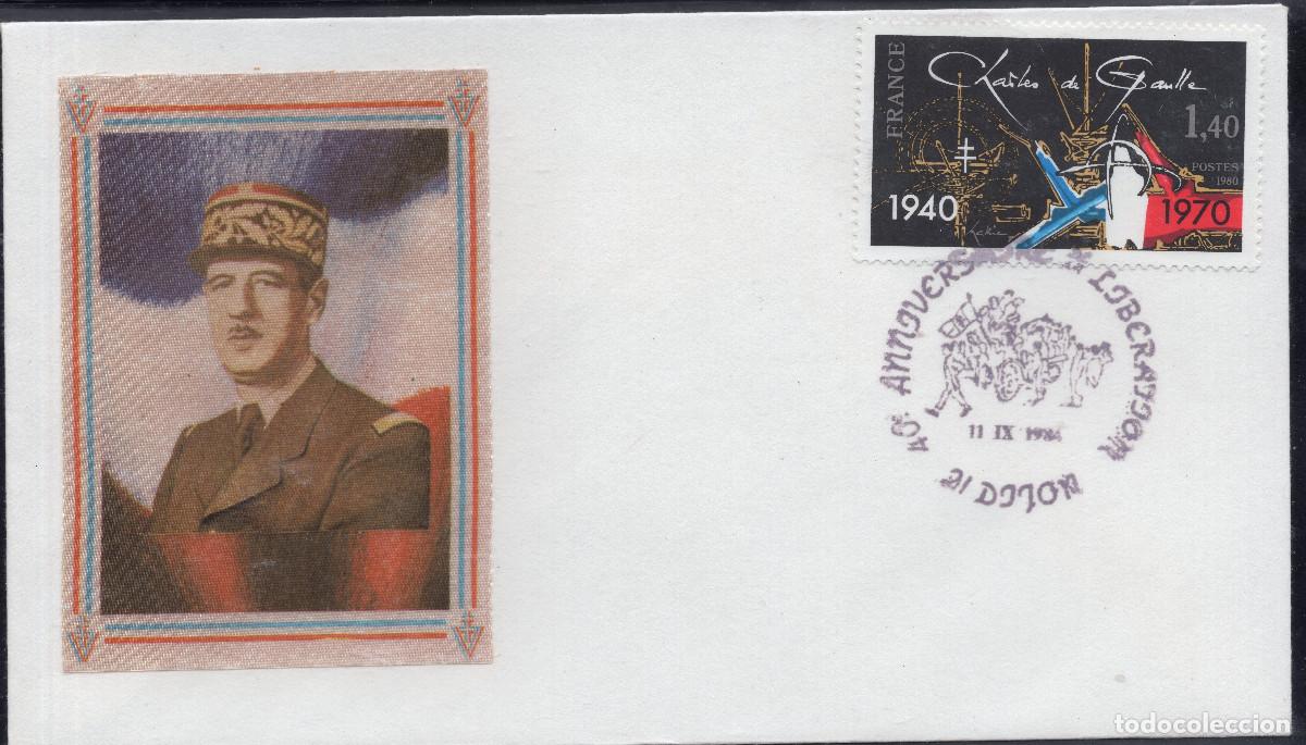 Sellos: FRANCIA 1980 CARTA FDC MICHEL DE 2228