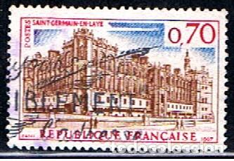 Sellos: FRANCIA // YVERT 1501 // 1966-67 ... USADO