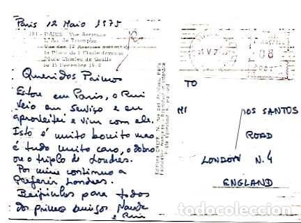 Sellos: Francia y Par&iacute;s, Plaza Charles de Gaulle y Arco de Triunfo, Londres 1975 (301)