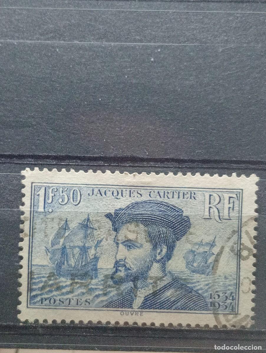 Sellos: SELLOS ANTIGUOS DE FRANCIA A&Ntilde;O 1934 NUMERO 297 CARTIER