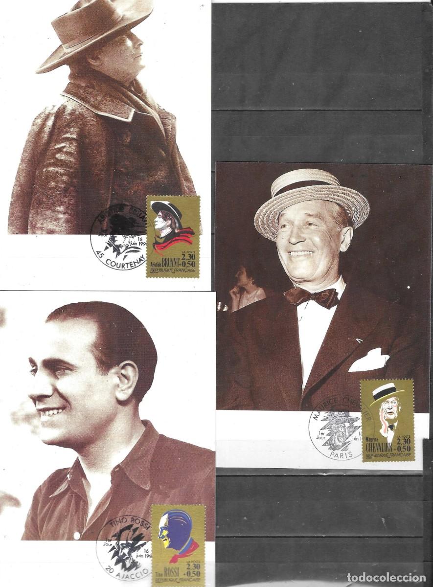 Sellos: TARJETAS MAXIMAS DE FRANCIA 1990, YT 2449/ 54