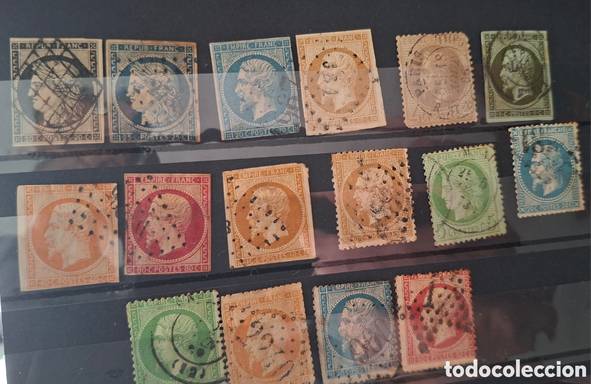 Sellos: Francia antiguos sellos cl&aacute;sicos Usados