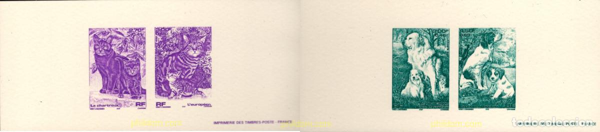 Sellos: 786022 MNH FRANCIA 1999 PERROS Y GATOS