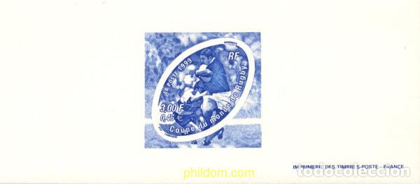 Sellos: 690099 MNH FRANCIA 1999 COPA DEL MUNDO DE RUGBY 1999