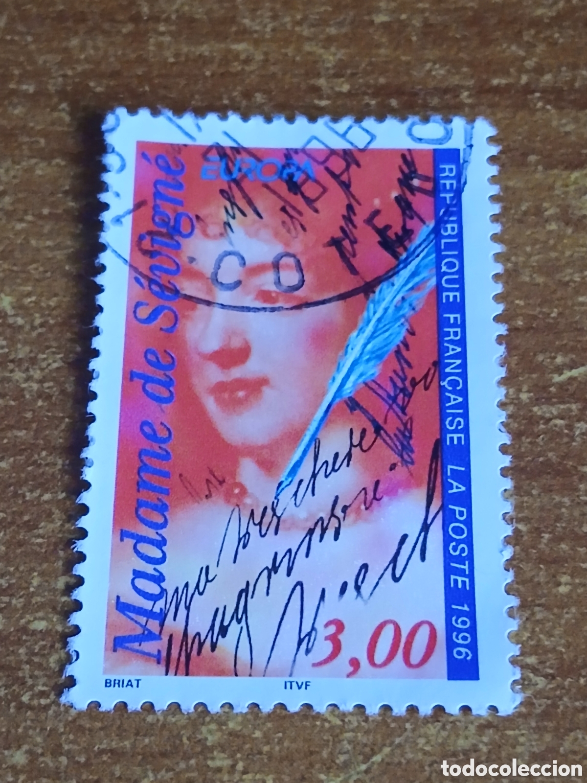 Sellos: Sello Francia 1.996 Madame de S&egrave;vign&eacute; -3 francos-