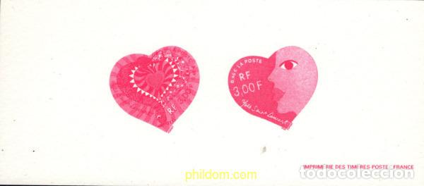 Sellos: 786033 MNH FRANCIA 2000 CORAZONES 2000 DE YVES SAINT LAURENT