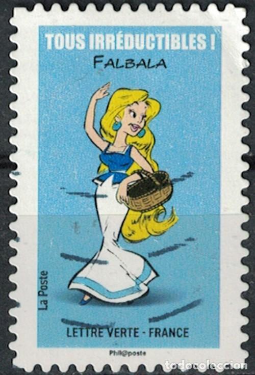 Sellos: France 2019 Oblit&eacute;r&eacute; Used Ast&eacute;rix Tous Timbr&eacute;s Tous Irr&eacute;ductibles Falbala Y&T 1729