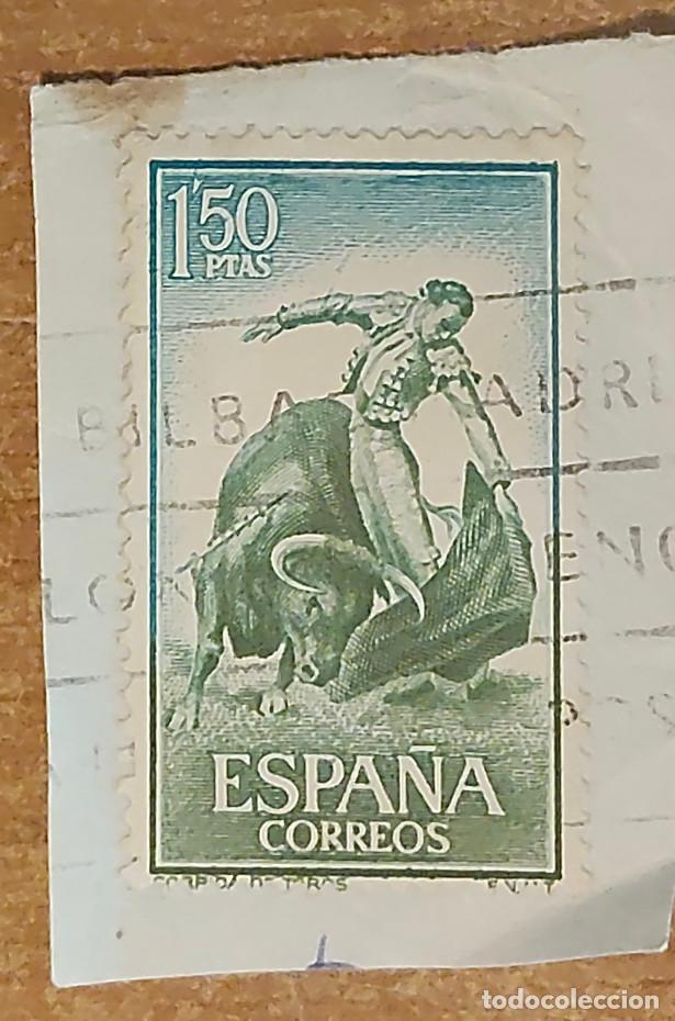 Sellos: sello 1,50 pesetas - CON CHARNELA. 1960 - TAUROMAQUIA - usado