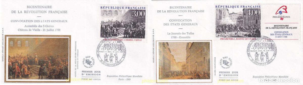 Sellos: 761776 USED FRANCIA 1988 BICENTENARIO DE LA REVOLUCION FRANCESA