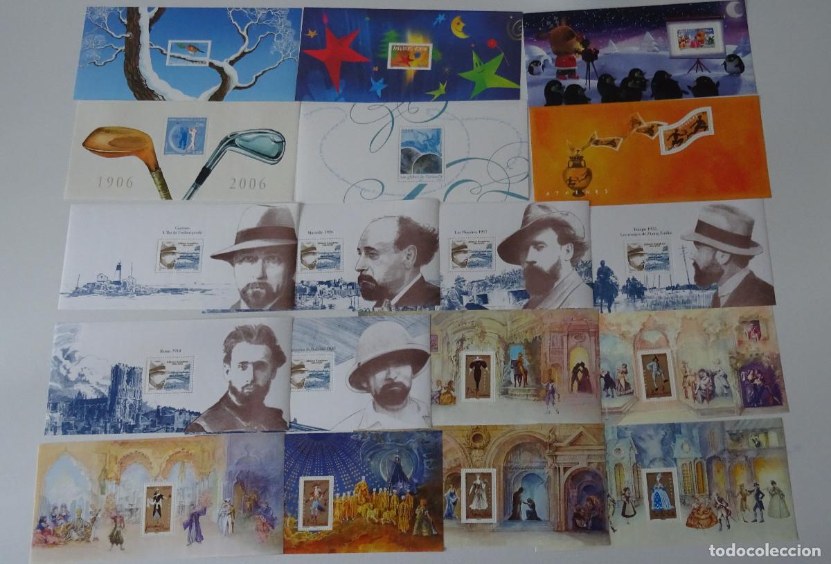 Sellos: 18 HOJITAS RECUERDO DE FRANCIA NUEVAS MNH** EN PERFECTO ESTADO, 253&euro; CATALOGO