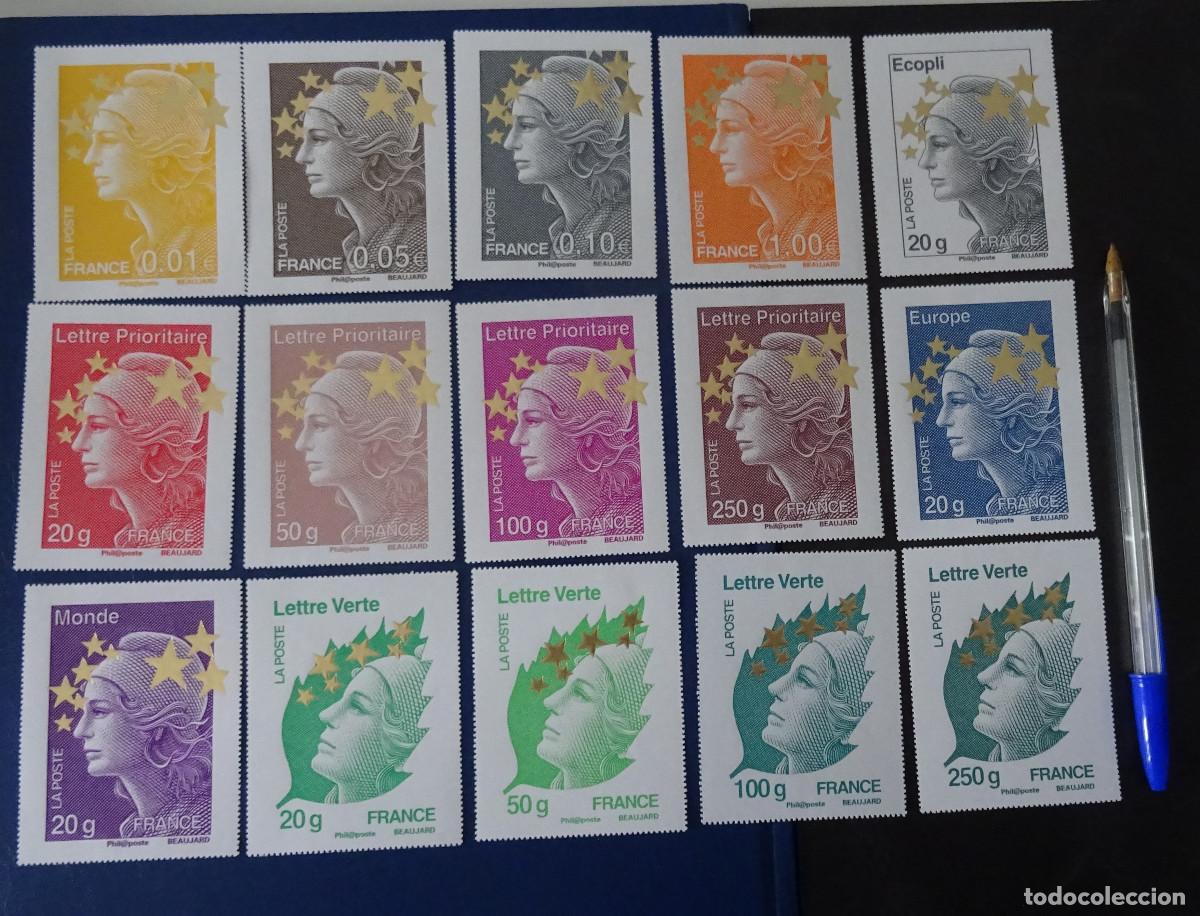 Sellos: 15 SELLOS SERIE MARIANA MAXIMA 2012 YVERT 4662A/4662Q MNH** 150 &euro; CATALOGO. PERFECTO ESTADO.