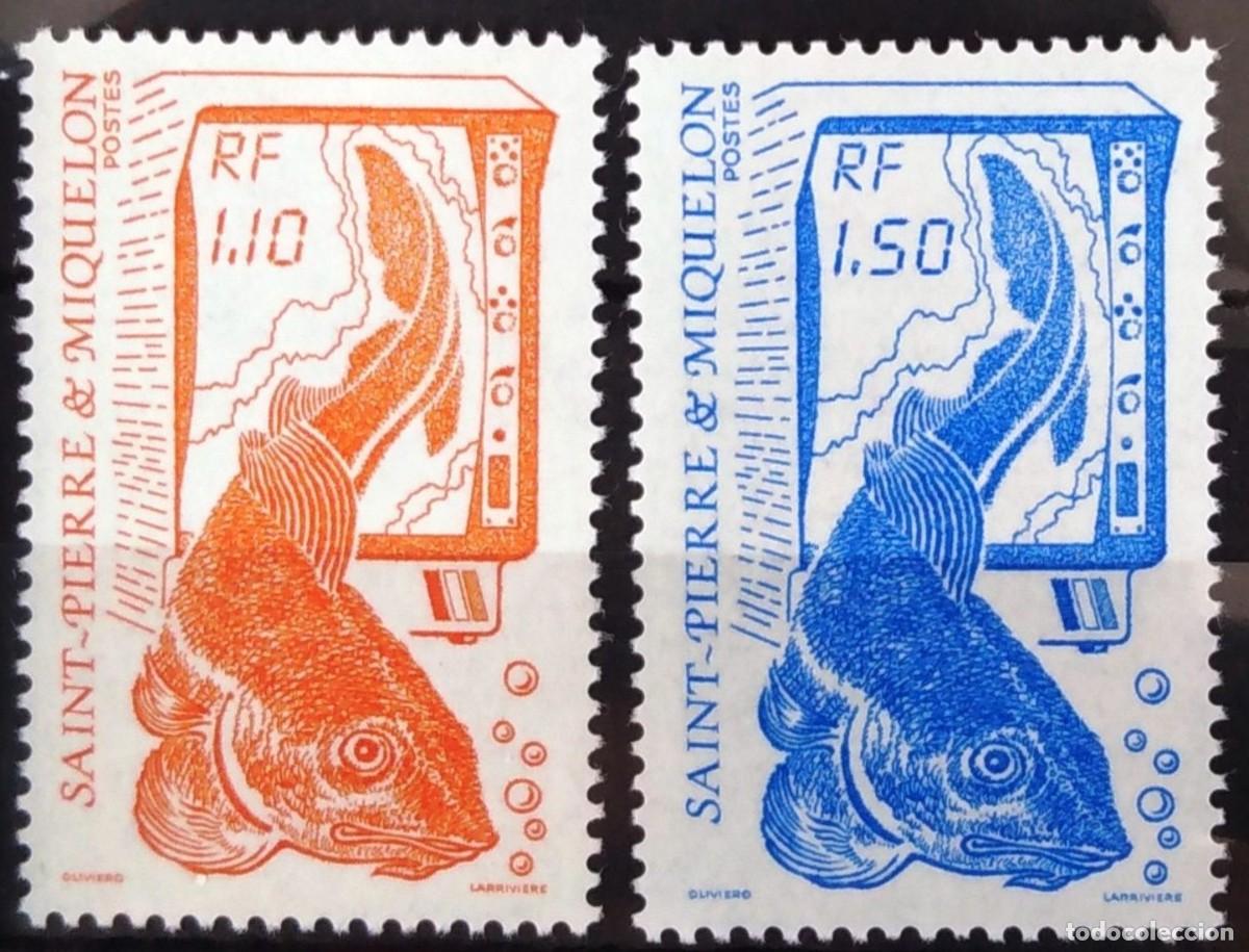 Sellos: SELLOS** SPM 1987, YT 480/ 81