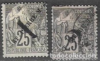 Sellos: SELLOS USADOS DE SPM 1892, YT 45/ 46