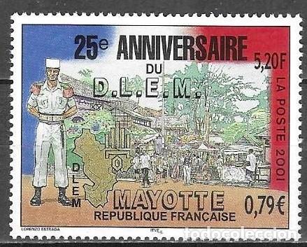 Sellos: SELLO** MAYOTTE 2001, YT 103