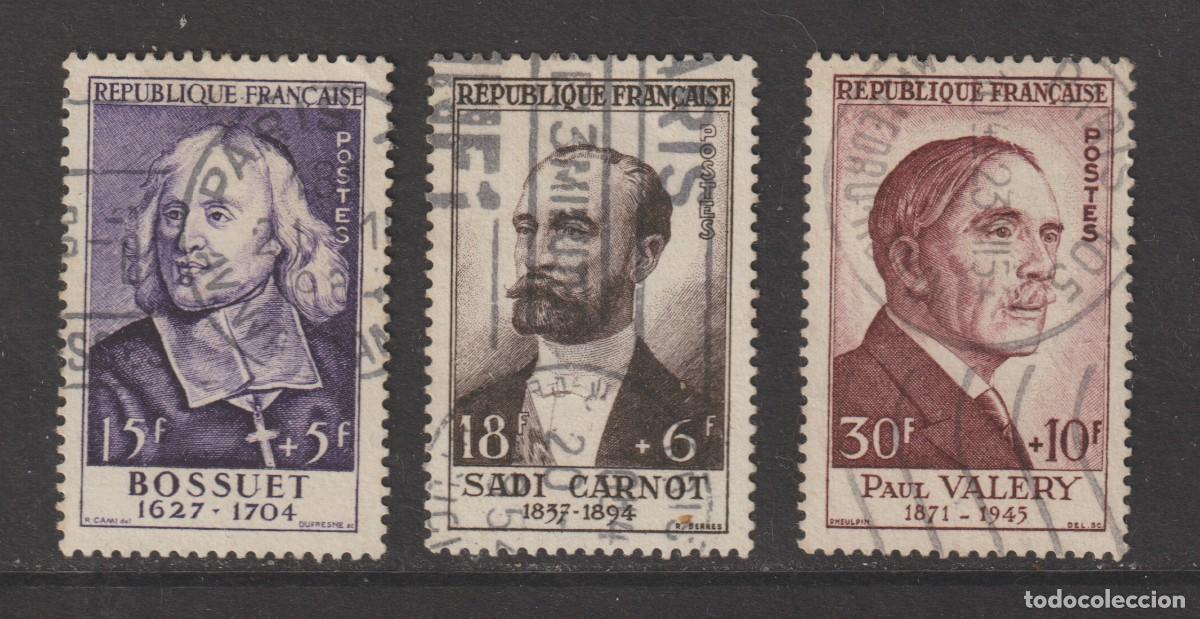 Sellos: FRANCE 1954 - Yvert 990,991,994 usados