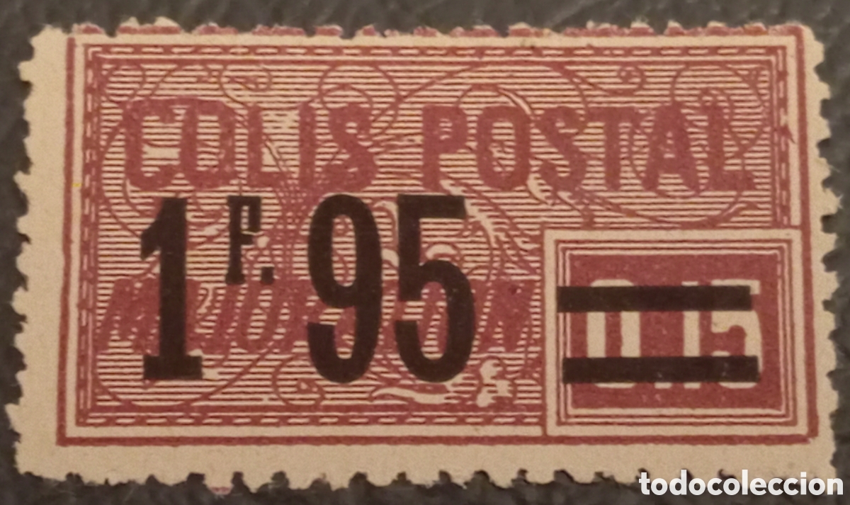 Sellos: Francia 1926 - Sello Paquetes Postales 1f. 95 sobre 1.00f - Yvert CP41 - MH