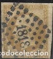 Sellos: SELLO USADO DE FRANCIA 1853, YT 13a LYON