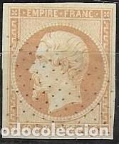 Sellos: SELLO USADO DE FRANCIA 1853, YT 16