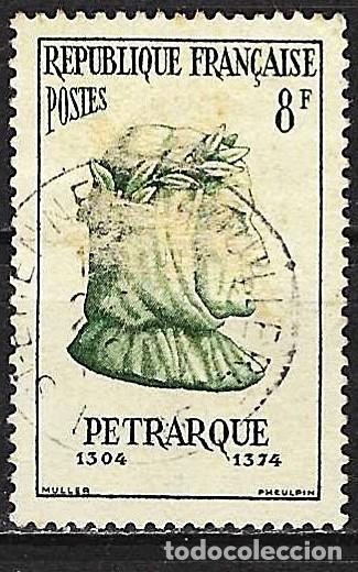 Sellos: Francia 1956 - Mi 1110 - YT 1082 - P&eacute;trarque