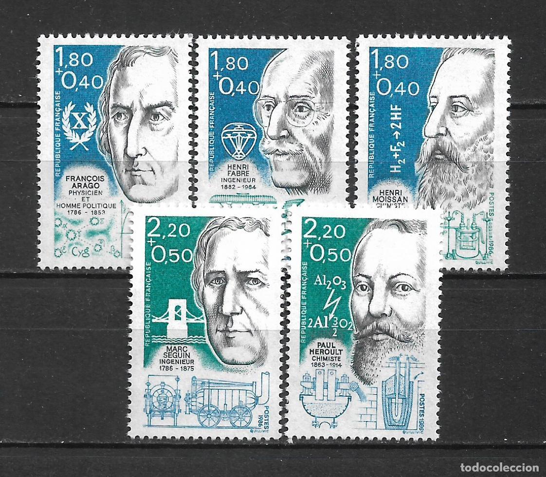 Sellos: francia 1986 carnet scott B575-B579 ** mnh - 23/1