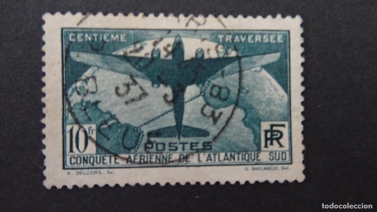 Sellos: FRANCIA YVERT 321 BONITO EN USADO 150&euro; AVION.