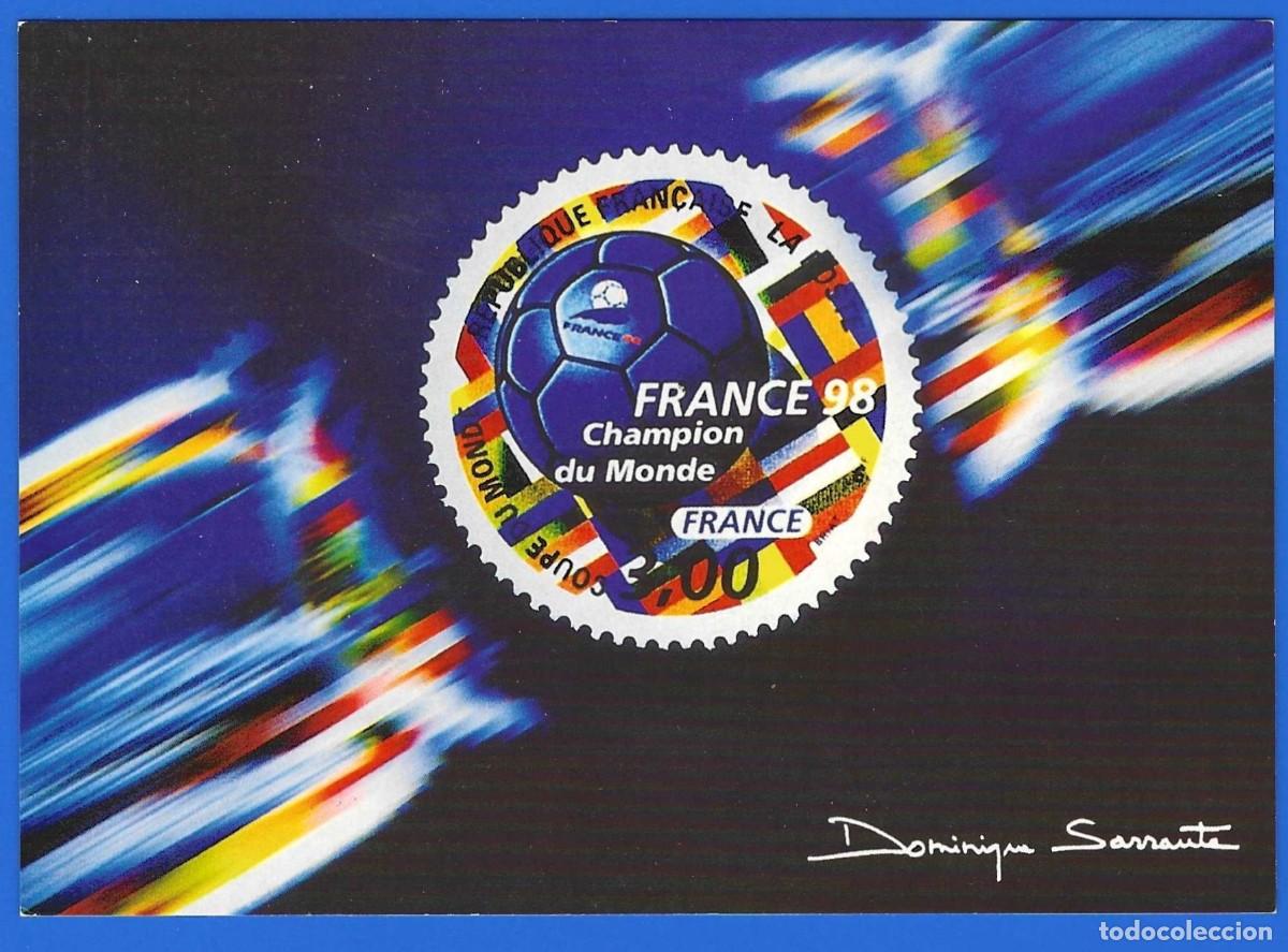Sellos: Francia - Entero postal : Copa del mundo de futb&oacute;l - YT 3140