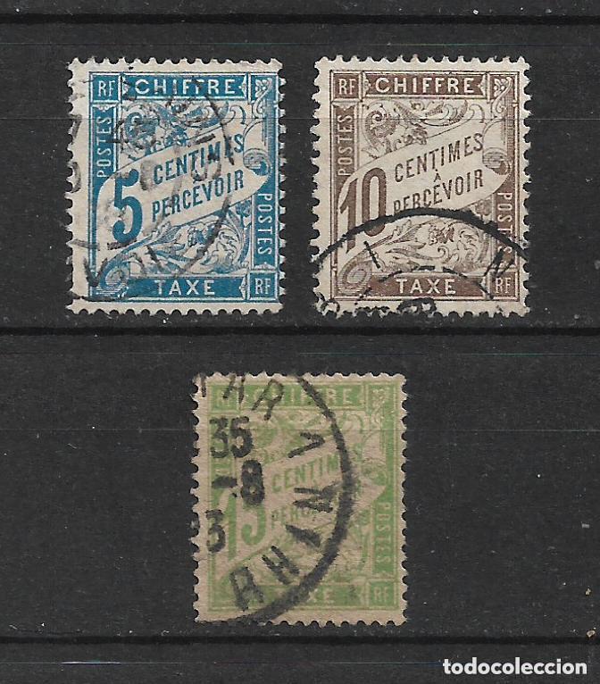 Sellos: francia 1893 - 1895 lote tasas usado 2&euro; - 1/11