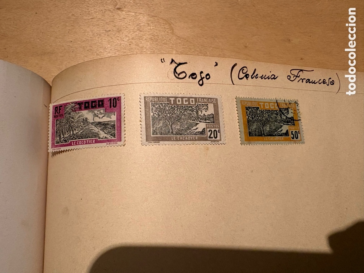 Sellos: Sellos de Togo y Reuni&oacute;n, colonias francesas