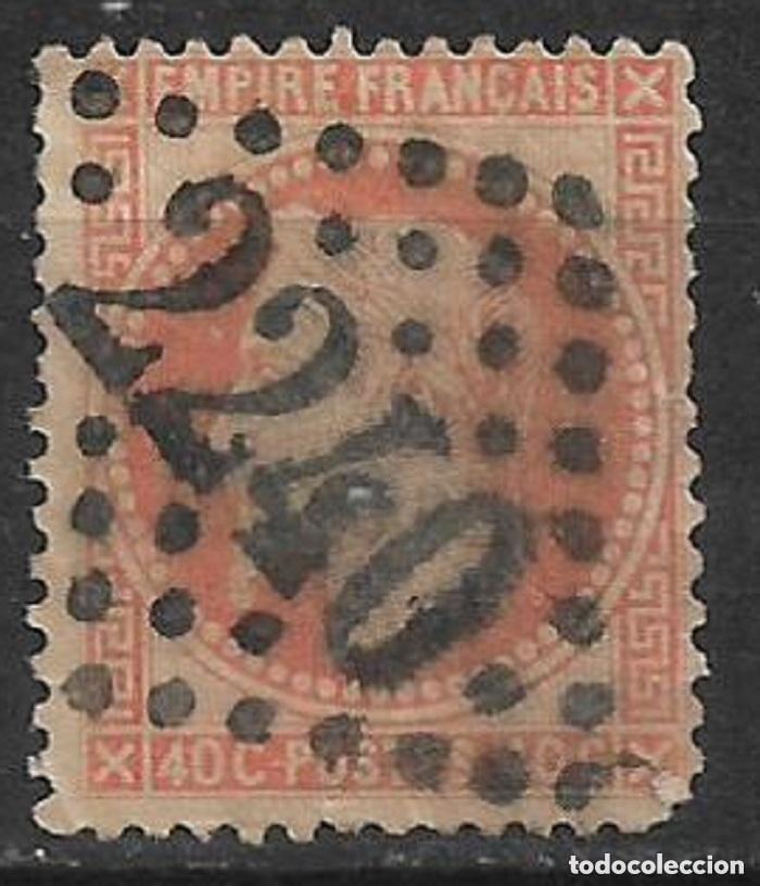 Sellos: francia 1868 scott 35 usado 2240 marsella 10&euro;- 2/1