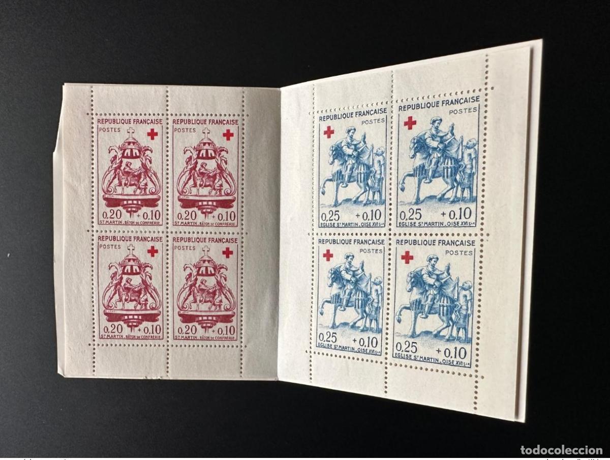 Sellos: Cuaderno Rotes Kreuz de la Cruz Roja Francia 1960 YT 2009 nuevo**