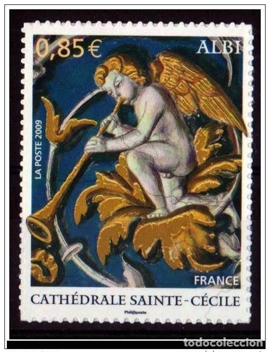 Sellos: Francia 2009 YT 267 autoadhesivo profesional catedral de Santa Cecilia Albi