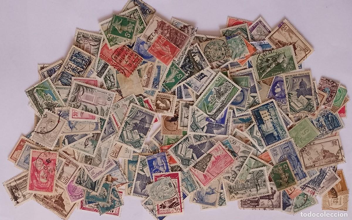 Sellos: LOTE DE 260 FRANCIA USADOS MUY VARIADOS