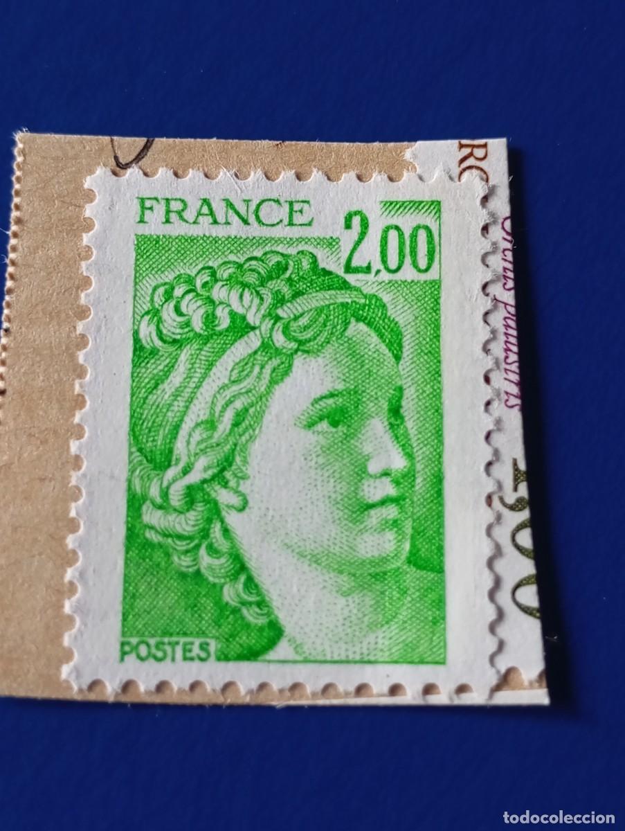 Sellos: Sello de Francia sobre fragmento