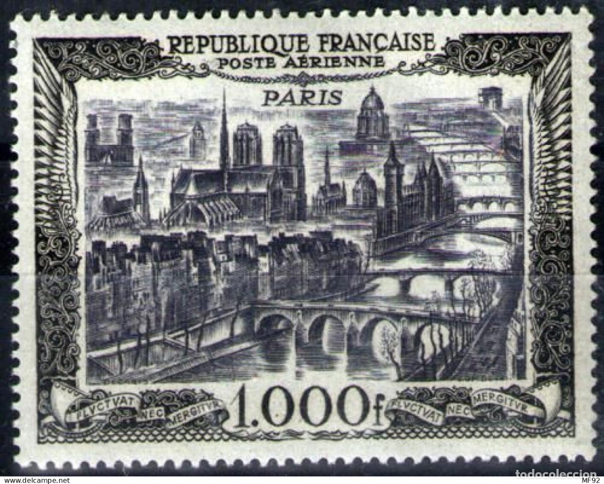Sellos: Francia (a&eacute;reos) n&ordm; 20. A&ntilde;o 1947