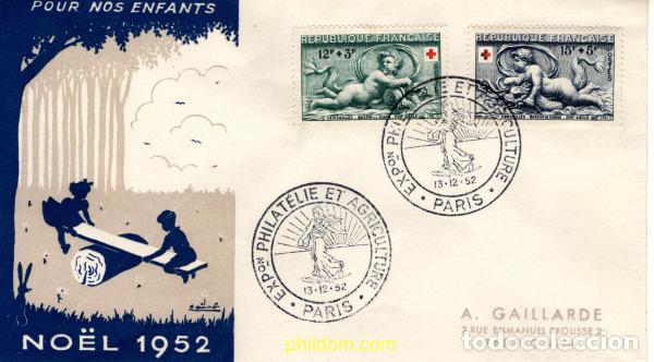 Sellos: 786783 MNH FRANCIA 1952 PRO CRUZ ROJA